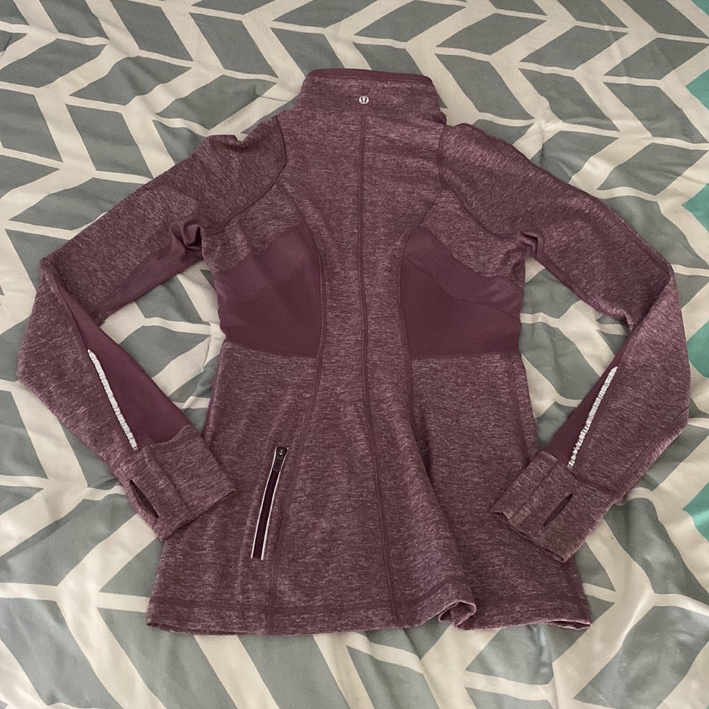 Lululemon Dash quarter zip Purple size 6 - Picture 3 of 5